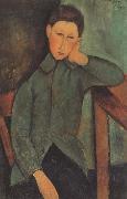 Amedeo Modigliani Le garcon a la veste bleue (mk38) oil painting artist